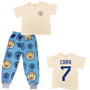 Personalised Manchester City Football Club Pyjamas