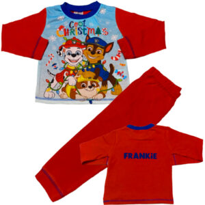 paw patrol Christmas pyjamas personalised