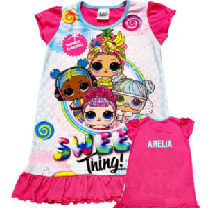 Personalised LOL Surprise Girls Nightdress